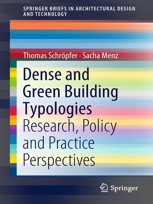 cover image of Dense and Green Building Typologies